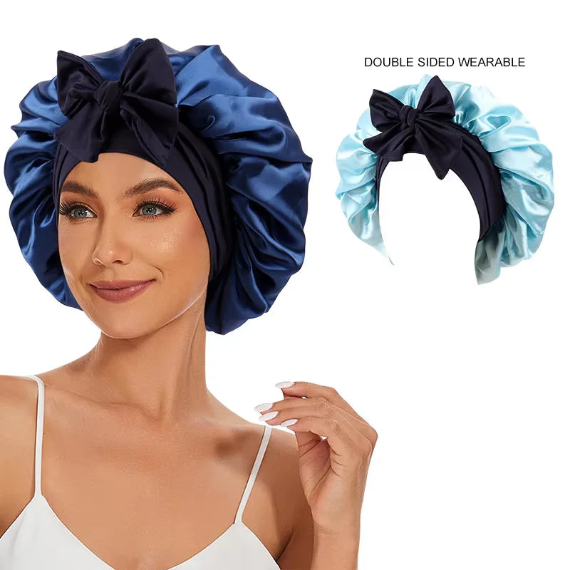 LAVI's Premium Silky-Satin Hair Cap (Bonnet)