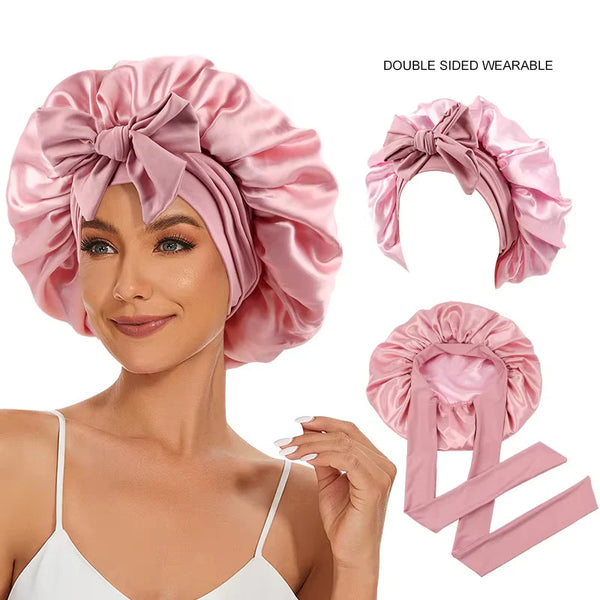 LAVI's Premium Silky-Satin Hair Cap (Bonnet)